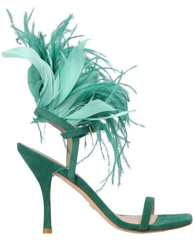 Stuart Weitzman 'Plume' Sandals - Green