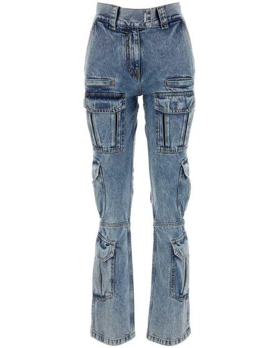 Givenchy Denim Cargo Jeans - Blue