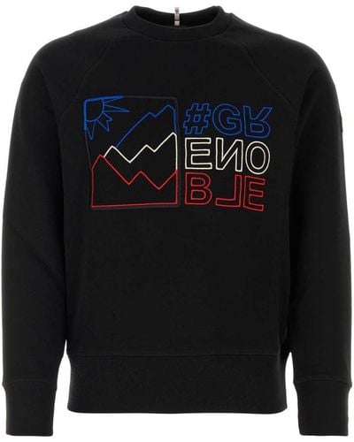 3 MONCLER GRENOBLE Sweatshirts - Black