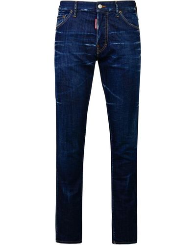 DSquared² Cool Guy Blue Cotton Jeans