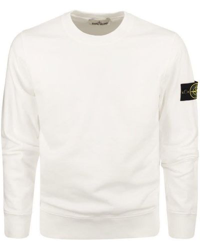 Stone Island Round-neck Sweatshirt - White