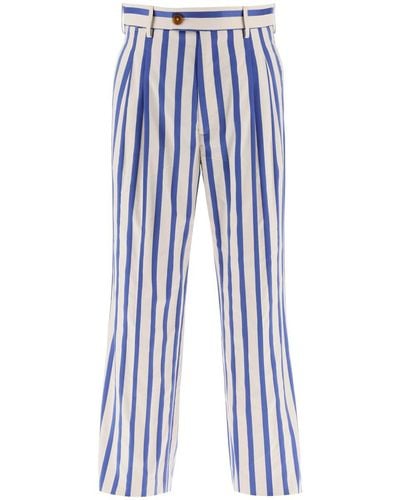 Vivienne Westwood Organic Cotton Raf Bum Pants - Blue