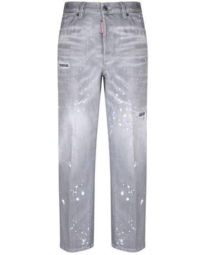 DSquared² Spotted Cool Girl Jeans - Gray