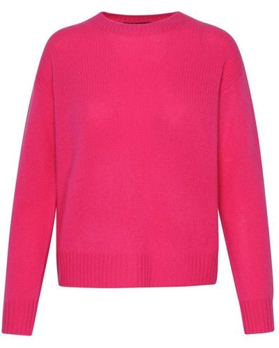360cashmere Fuchsia Cashmere Averill Sweater - Pink