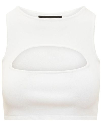 DSquared² Top Cut Out - White