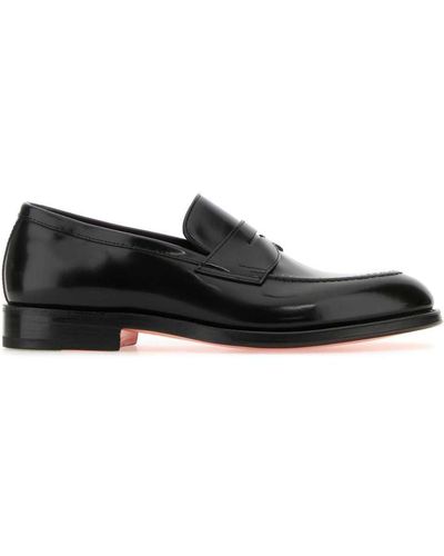 Santoni Loavers - Black