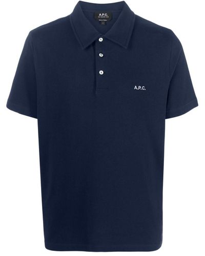 A.P.C. T-Shirts And Polos - Blue