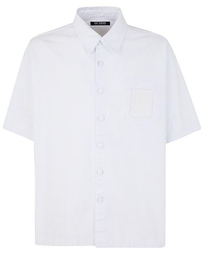 Raf Simons Oversized Denim Shirt - White