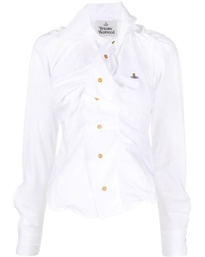 Vivienne Westwood Orb Logo Shirt - White