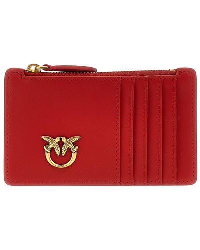 Pinko Airone Wallets, Card Holders - Red