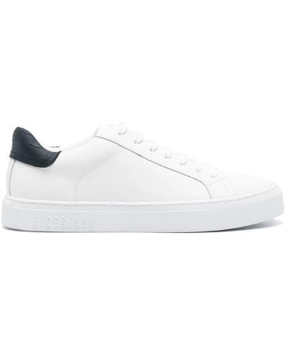 HIDE & JACK Low Top Trainer Shoes - White