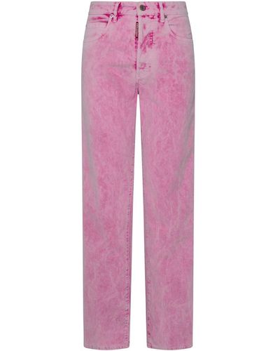 DSquared² Acid Corduroy Wash San Diego Jeans - Pink