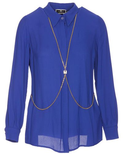 Elisabetta Franchi Shirts - Blue