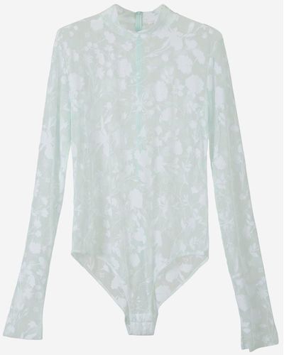 Givenchy Semitransparent Body Top - White