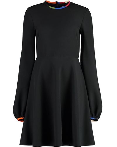 Emilio Pucci Crepe Dress - Black