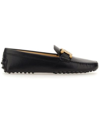Tod's Leather Gommino Loafer - Black