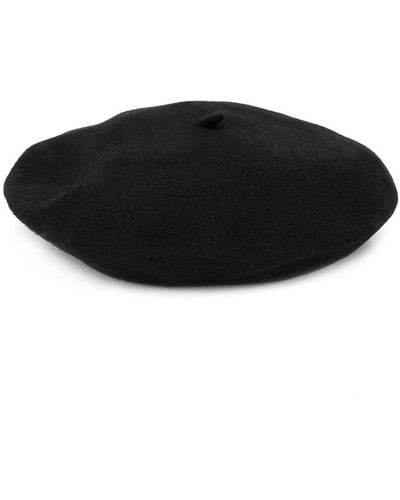 Celine Robert Knitted Beret Hat - Black