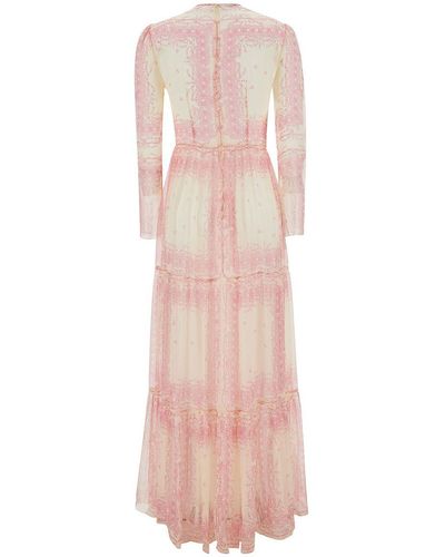 Philosophy Di Lorenzo Serafini Floral Print Dress - Pink