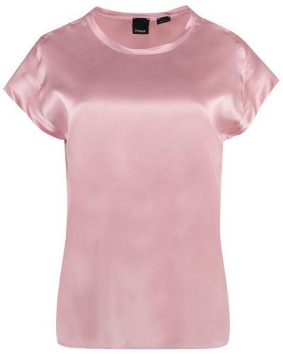Pinko Farida Silk Top - Pink