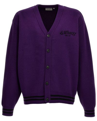 Carhartt Onyx Sweater, Cardigans - Purple