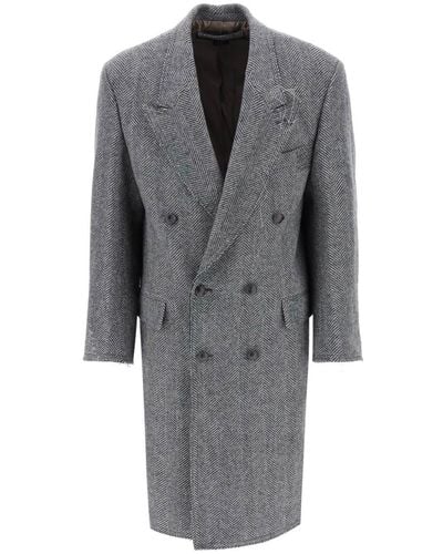 ANDERSSON BELL 'moriens' Double-breasted Coat - Gray