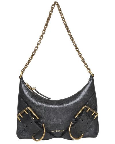 Givenchy Voyou Leather Chain Bag - Black