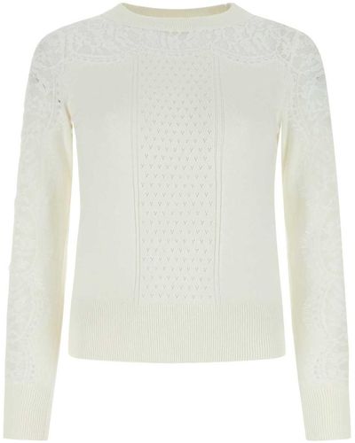 See By Chloé Ivory Cotton Ble - White