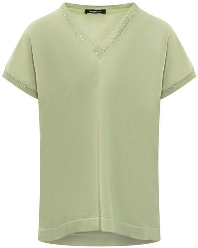 Fabiana Filippi T-shirt Sequins - Green