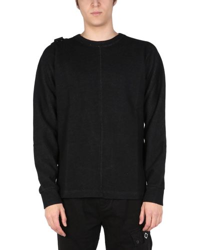 Ma Strum Sweatshirt With Logo - Black