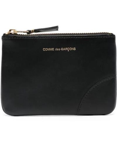 Comme des Garçons Logo-print Leather Wallet - Black