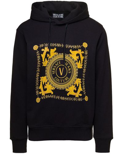 Versace V-emblem Sweatshirt - Black