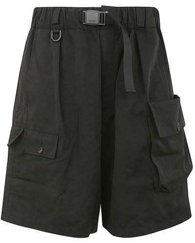 Y-3 Nylon Twill Short Clothing - Black
