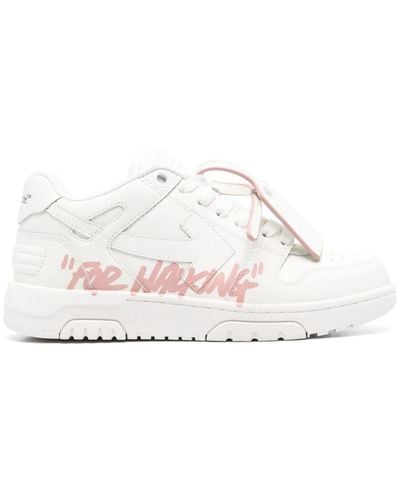 Off-White c/o Virgil Abloh Off- Ooo For Walking Sneakers - White