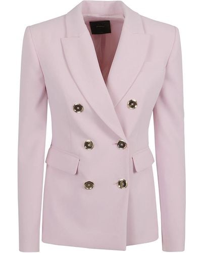 Pinko Double-breasted Blazer - Pink