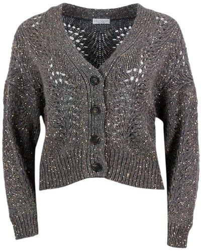 Brunello Cucinelli Sweaters - Grey
