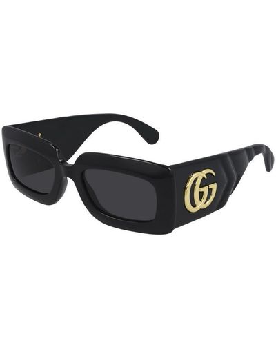 Gucci gg0811s Square-frame Acetate Sunglasses - Black