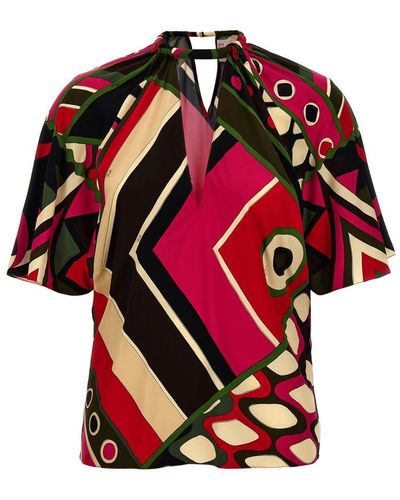 Emilio Pucci 'Vivara' Top - Red