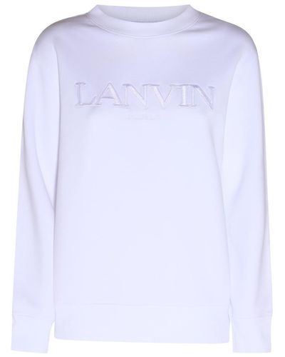 Lanvin Sweaters White - Blue
