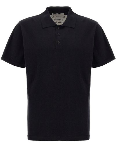 Extreme Cashmere 'N°352 Avenue' Polo Shirt - Black