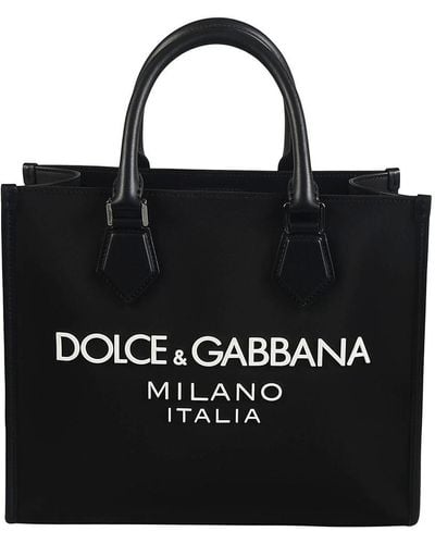 Dolce & Gabbana Nylon Tote Bag - Black