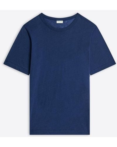 Dries Van Noten 01670-habba 8606 M.k.t-shirt Clothing - Blue