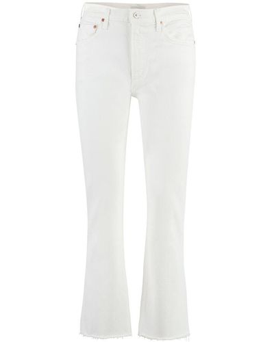 Citizens of Humanity Cropped Jeans - White