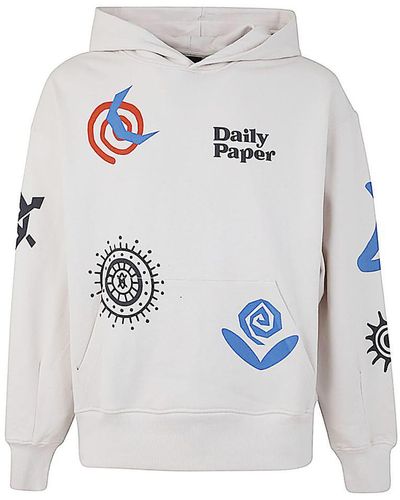 Daily Paper Puscren Hoodie Clothing - Grey