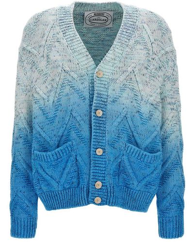 Missoni Degrade Cardigan Sweater, Cardigans - Blue