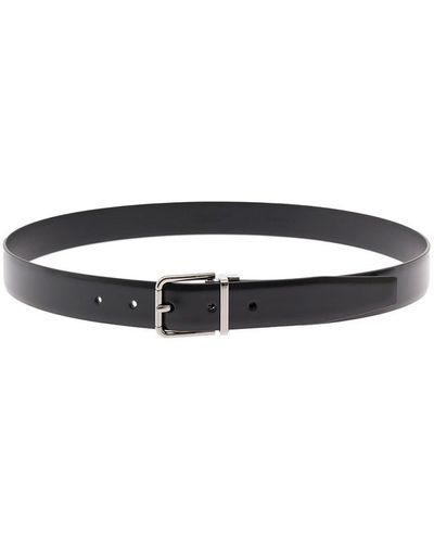 Dolce & Gabbana Leather Belt - Black