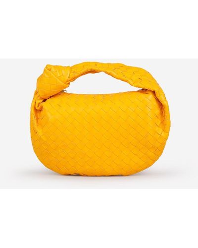 Bottega Veneta Leather Jodie Bag - Orange