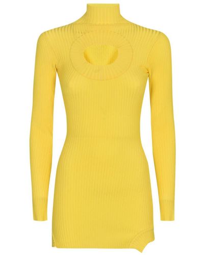 David Koma Dresses Yellow