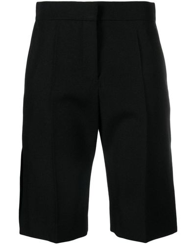 Givenchy Tailored Wool Shorts - Women's - Wool/cotton - Black