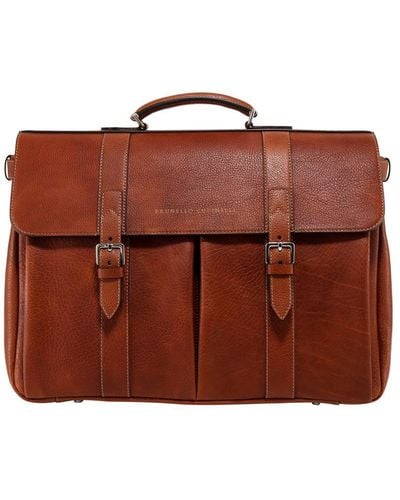 Brunello Cucinelli Briefcase - Brown