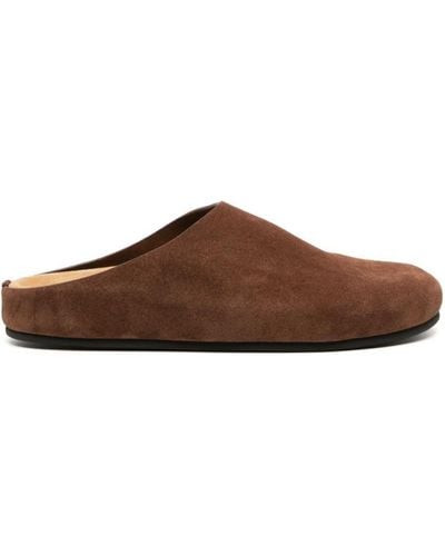 The Row Slippers - Brown